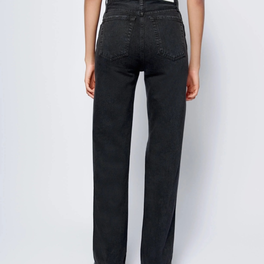Re/Done High Rise Loose - Washed Black - Picture 6 of 8